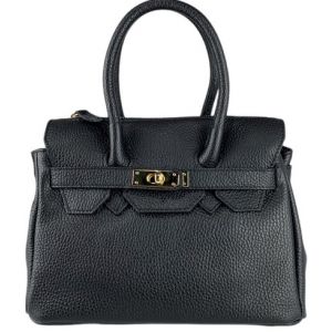 BORSA PELLE 61217 NERO
