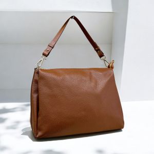 BORSA PELLE 6542 CUOIO