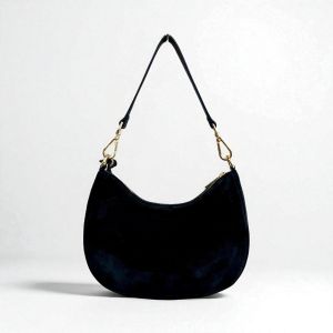 BORSA CAMOSCIO 6702 NERO