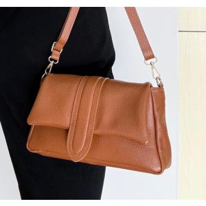 BORSA PELLE 6730 CUOIO