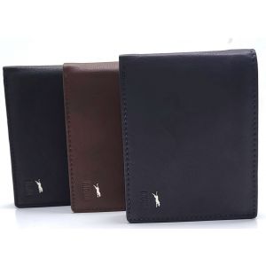PORTAFOGLIO PELLE 701-1 NERO