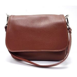 BORSA PELLE 722020028 MARRONE