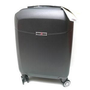 Trolley abs bagaglio cabina 8046/1-grigio-scuro