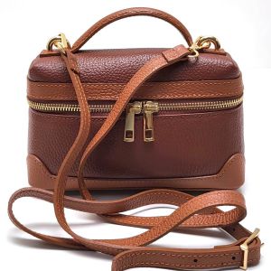 BORSETTA PELLE 81102 MARRONE
