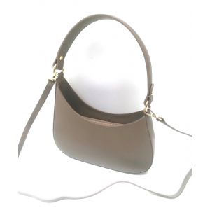 BORSA PELLE 8545 TAUPE