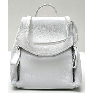 ZAINO PELLE 85744 BIANCO