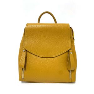 ZAINO PELLE 85744 GIALLO