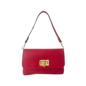 BORSETTA PELLE 85793 ROSSO
