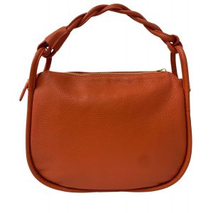 BORSA PELLE 85861 ARANCIO