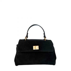 BORSETTA CAMOSCIO 85913 NERO