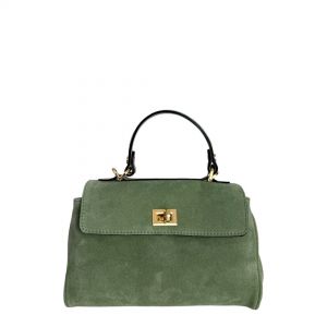 BORSETTA CAMOSCIO 85913 VERDE