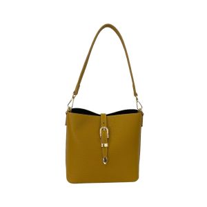 BORSETTA PELLE 85934 GIALLO
