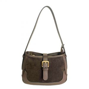 BORSA PELLE CAMOSCIO 86039 T.MORO