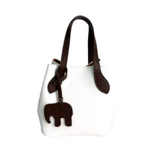 BORSETTA PELLE 86097 BIANCO