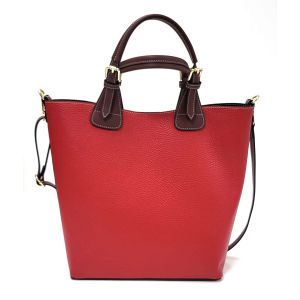 BORSA PELLE 86112 ROSSO