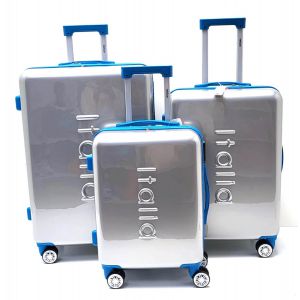 SET TROLLEY ABS+POLICARBONATO 888/3 AZZURRO