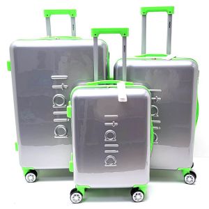 SET TROLLEY ABS+POLICARBONATO 888/3 VERDE