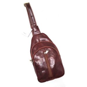 MONOSPALLA PELLE 99015 MARRONE