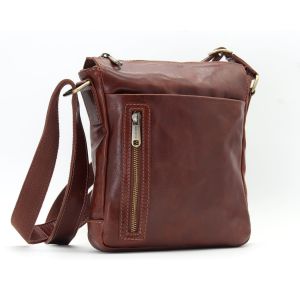 TRACOLLA PELLE 99C MARRONE