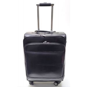 TROLLEY PELLE A824 NERO