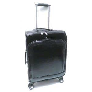 TROLLEY PELLE A830 NERO