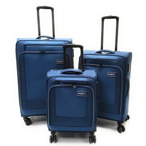 SET TROLLEY TESSUTO AT329 BLU