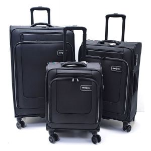 SET TROLLEY TESSUTO AT329 NERO