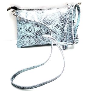BORSA A MANO BD-116 SERPENTE CELESTE