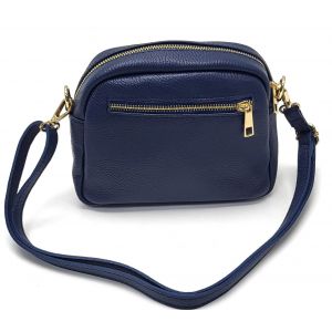 BORSETTA PELLE BD-132 BLU