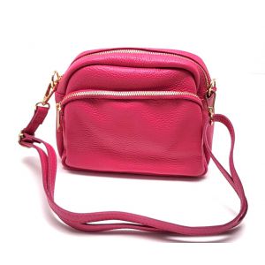 BORSETTA PELLE BD-132 FUXIA