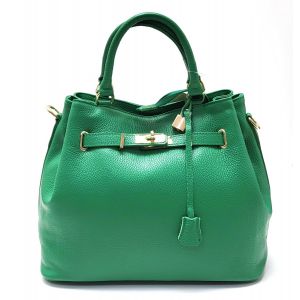 BORSA PELLE BD-133 VERDE