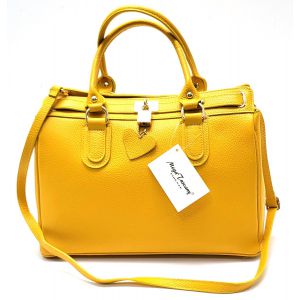 BORSA PELLE BD-136 GIALLO