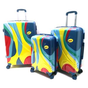 Set di 3 valigie rigide TONSAI Beige chiaro Set di 3 valigie rigide TONSAI Beige chiaro
