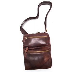 TRACOLLA PELLE BR12-569 MARRONE
