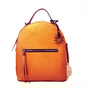 ZAINO PELLE CLARA 10619 GIALLO 