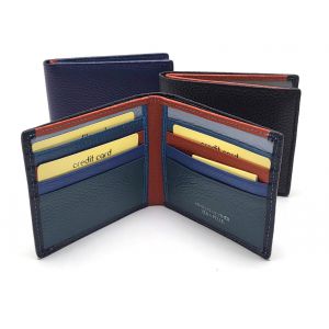 PORTAFOGLIO PELLE UOMO D-8384B