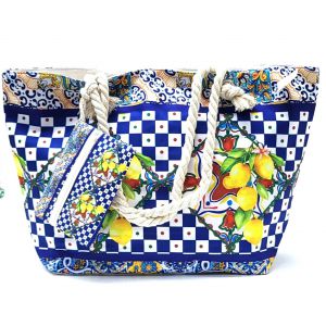 BORSA MARE F23 LIMONI BLU