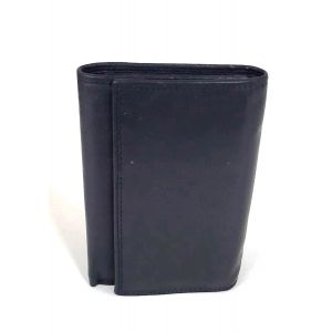 PORTAFOGLIO PELLE GO-487 NERO