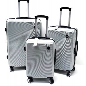 SET TROLLEY ABS HT-034/3 ARGENTO