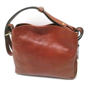 BORSA PELLE M6801 Marrone