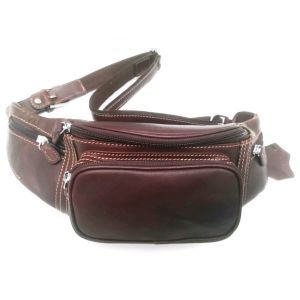 MARSUPIO PELLE OP-1624 T.MORO