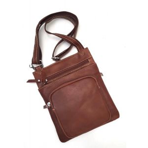TRACOLLINA PELLE OP-2183 MARRONE