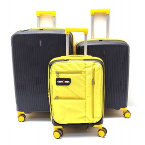 SET TROLLEY POLIPROPILENE P801 GIALLO