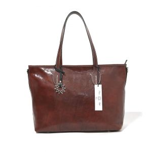BORSA PELLE STELLA 10473 T.MORO