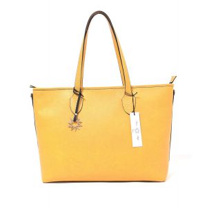 BORSA PELLE STELLA 10473 GIALLINO