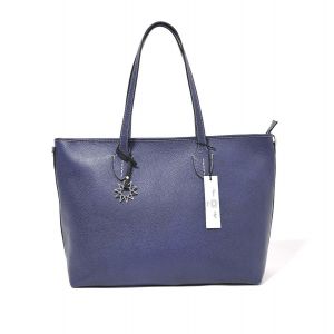 BORSA PELLE STELLA 10473 BLU