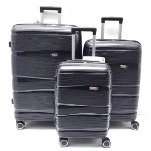 SET TROLLEY POLIPROP PP01 NERO