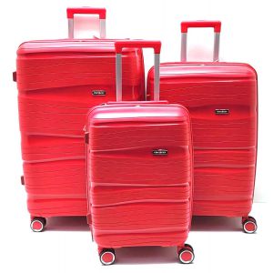 SET TROLLEY POLIPROP PP01 ROSSO