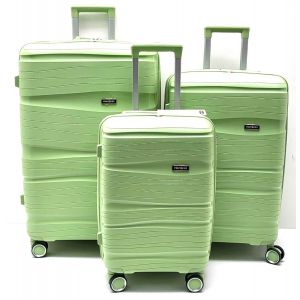 SET TROLLEY POLIPROP PP01 VERDE CHIARO