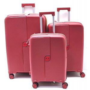 SET TROLLEY POLIPROP PP25374 ROSSO